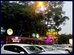 A Rose Garden, a restaurants that we visited on Shamian Island. Note the large Carlsberg signs, Danish beer is popular in China!